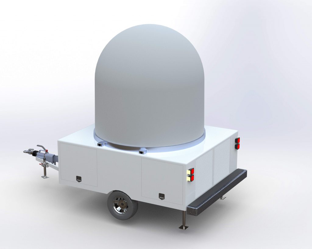 SINGLE AXLE RADAR TRAILER - EWR Radar Systems SINGLE AXLE RADAR TRAILER