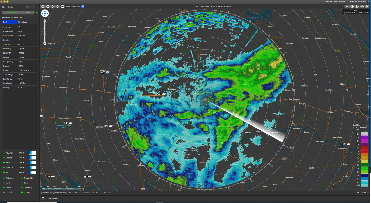 Xband Weather Radar E650 Series Portable Doppler Radar